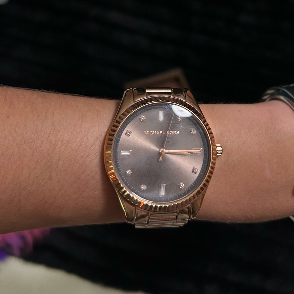 Michael Kors Rose-Tone Watch